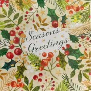 Christmas cards (Floral Seasons Greetings)