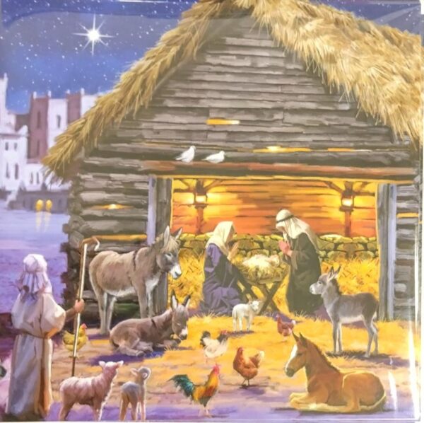 Christmas cards (Stable Nativity)